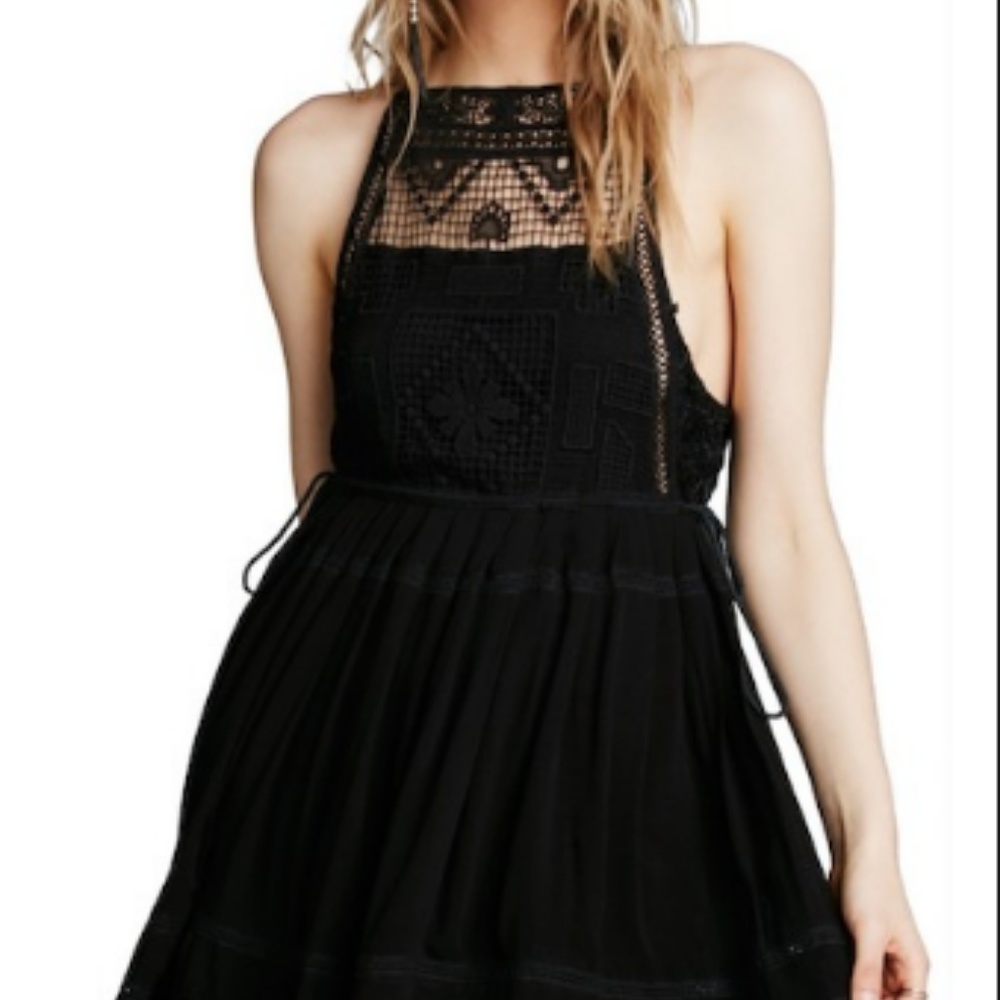 Free People Emily Crochet Dress